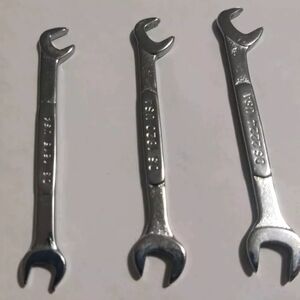Snap on 3pc Ignition Wrench Set 15/64 X 1/4, 5/16 X 9/32, 11/32 X 3/8